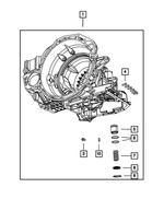 68003760AA - 4-Speed; Automatic VLP Transaxle: Transmission Case for Mopar Image