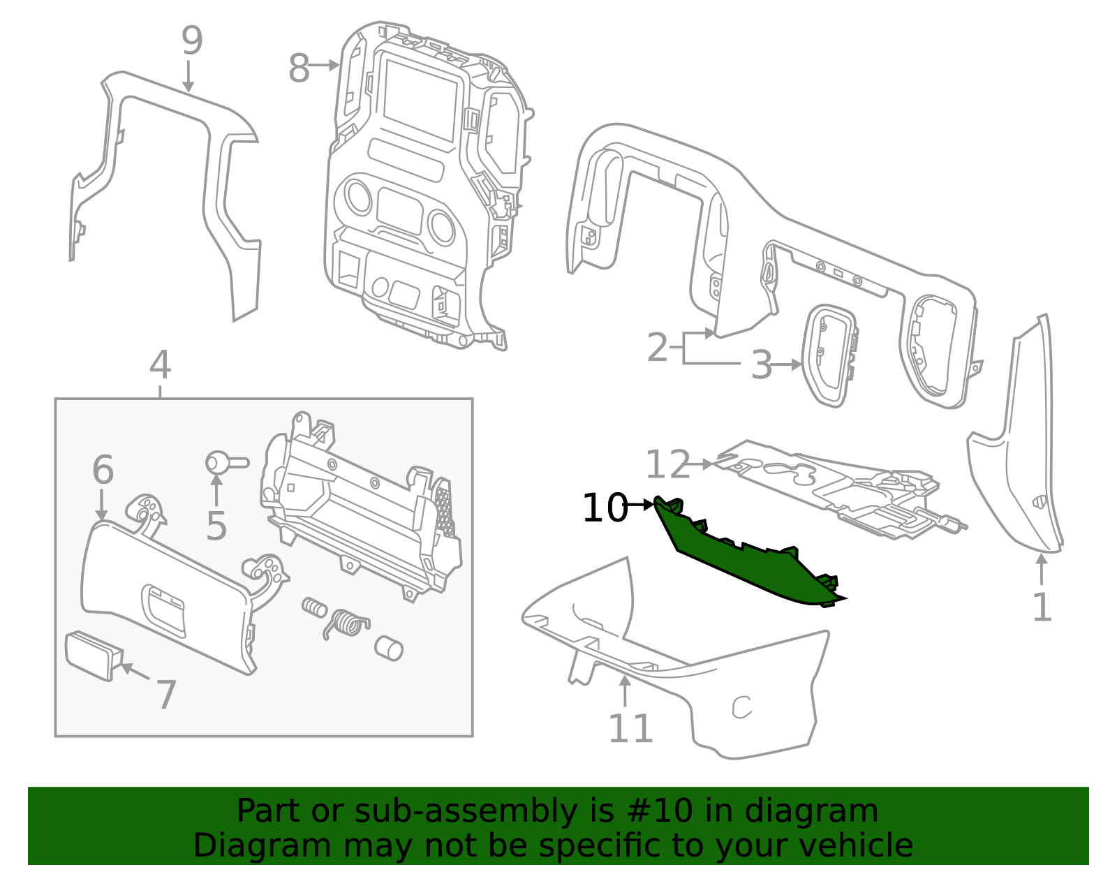 2024-2025 Chevrolet Upper Trim Panel 85629300 | Capital Chevy Parts