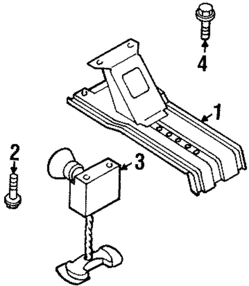 Spare Tire Carrier for 2004 Isuzu Rodeo #0