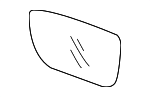 876113V300 - Body: Mirror Glass for Hyundai Image