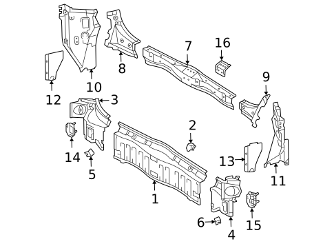 Rear Body for 2005 Toyota Sienna #0