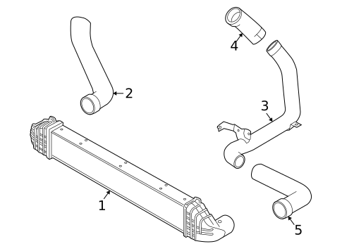 Intercooler for 2009 Volvo V50 #0