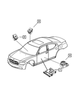 68059874AA - Electrical: Heated Seat Switch for Mopar Image
