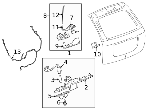 Lock & Hardware for 2022 Chevrolet Silverado 1500 LTD #4