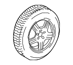 2134000600 - Suspension: Compact Spare for Mercedes-Benz Image