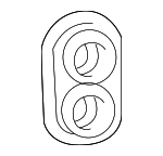 9048001696 - HVAC: AC &amp; Heater Assembly Grommet for Lexus: ES300h, ES350, RX330, RX350, RX350L, RX450h, RX450hL Image