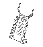 81190TLAA01 - Body: Lumbar Support for Honda: Accord, CR-V, Odyssey Image