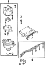 221570M513 - : Distributor Rotor for Infiniti Image