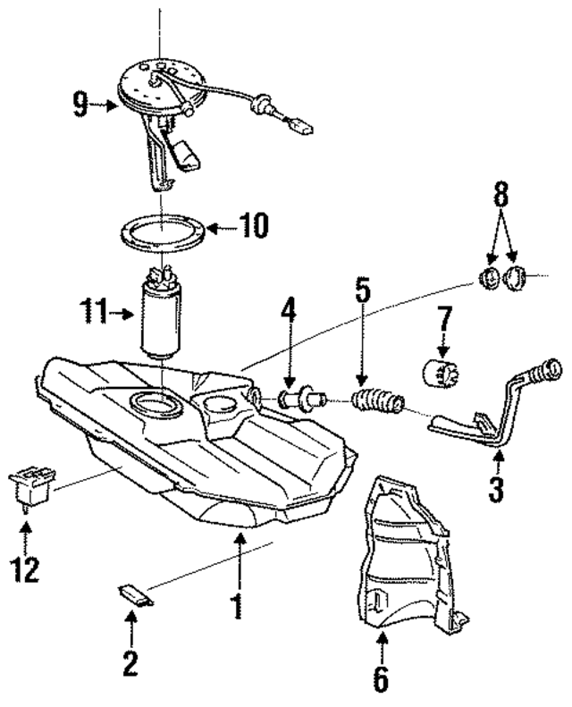 7716916030 - : Fuel Pump Tank Seal for Toyota Image