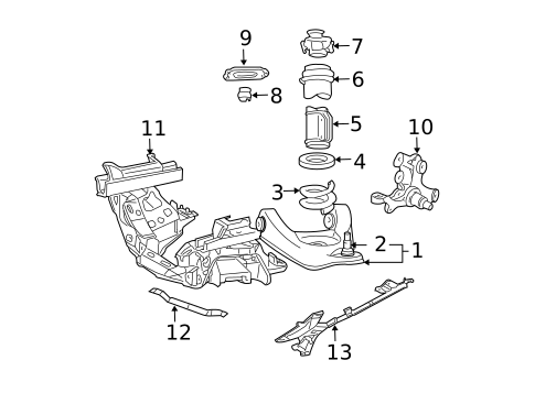 Shocks & Struts for 2004 Ford Mustang #0