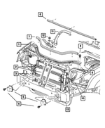 55396671AB - Cooling: Hood To Plenum Seal for Mopar Image