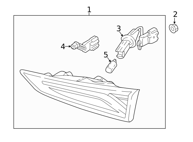 1864305009L - : Marker Lamp Bulb for Hyundai Image