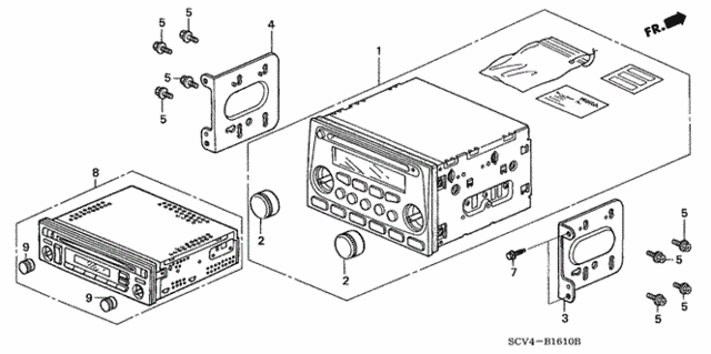 Auto Radio for 2005 Honda Element #0