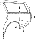9635153 - Body: Molding for GM Image