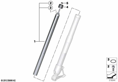 Telescopic Forks, Telelever for 2018 BMW-Motorrad R 1250 RT #2