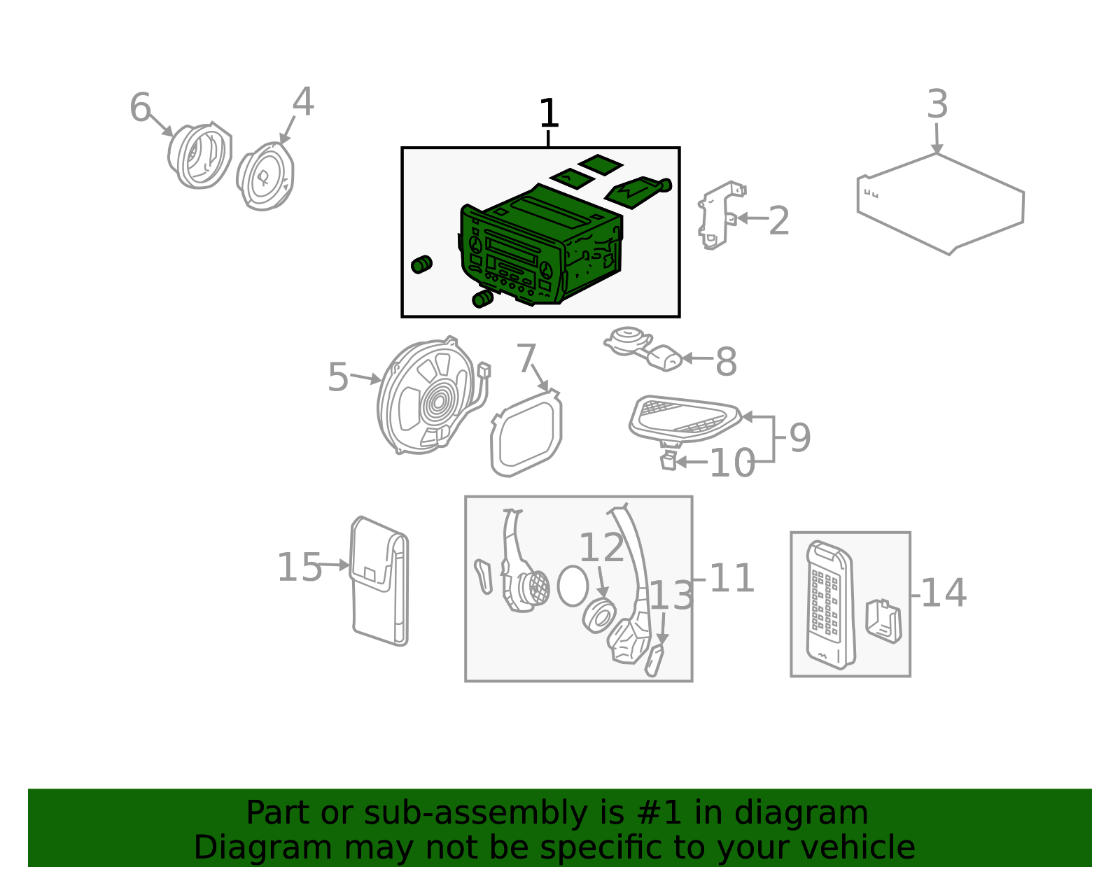 39100-STW-A11 - Radio 2006-2008 Honda Pilot | Honda Parts Online