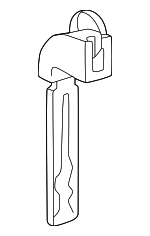 69515K0020 - : Blank Key for Toyota: Corolla, GR Corolla Image