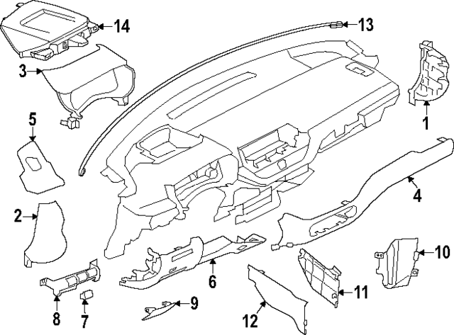 682709HF1A - : Cluster Panel for Nissan: Altima Image