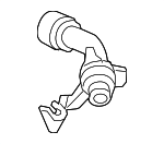 11538651265 - Cooling System: Tube Assembly for BMW: 230i, 230i xDrive, 330e, 330e xDrive, 330i, 330i xDrive, 430i, 430i Gran Coupe, 430i xDrive, 430i xDrive Gran Coupe, 530i, 530i xDrive, X3, X4, Z4 Image