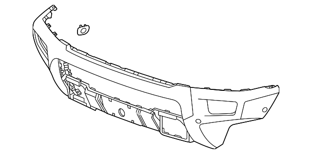 2022-2026 GMC Carbon Flash Front Bumper Lower Fascia 87829116 | OEM ...