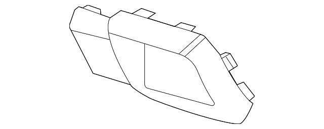 2022-2026 GMC Front Passenger Side Bumper Fascia Skid Plate 85521146 ...