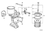 11421738640 - Engine: Aggregate Support with Oil Filter for BMW Image