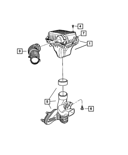 Air Cleaner for 2007 Dodge Charger #0