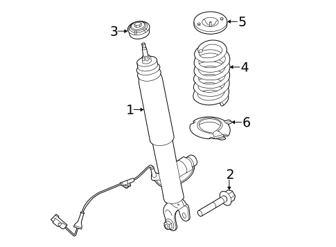 Shocks & Components for 2013 Lincoln MKS #0