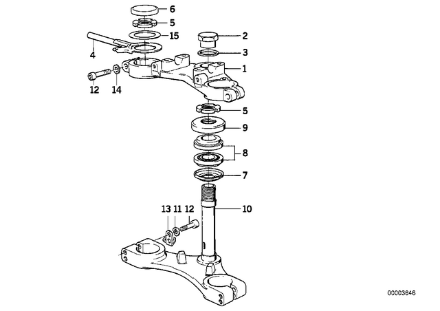 31421244561 - : Front Left Turn Indicator Holder for BMW-Motorrad Image