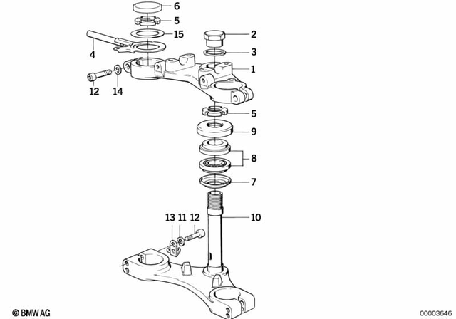 31421244561 - : Front Left Turn Indicator Holder for BMW-Motorrad Image