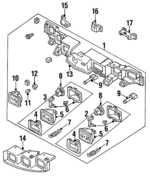 16524251 - Electrical: Headlamp Assembly for Oldsmobile: Cutlass Supreme Image