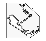 32416787039 - Steering: Power Steering Return Hose for BMW: X5 Image