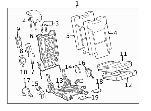 Third Row Seats for 2017 GMC Yukon XL #2