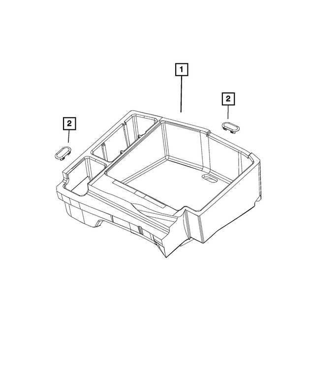 « 5030175AF – Wheels : Plancher D'espace De Charge Support pour Mopar Image »