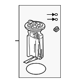 22710031 - Fuel System: Fuel Pump Assembly for Saturn: L100, L200, L300, LW200, LW300 Image image