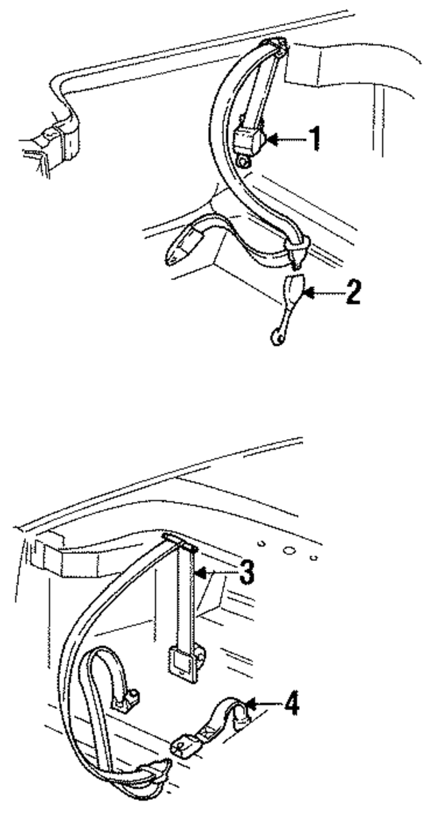 F4JY76611A72A - Electrical: Retractor Side for Ford Image