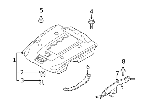 Engine Appearance Cover for 2007 INFINITI M45 #0