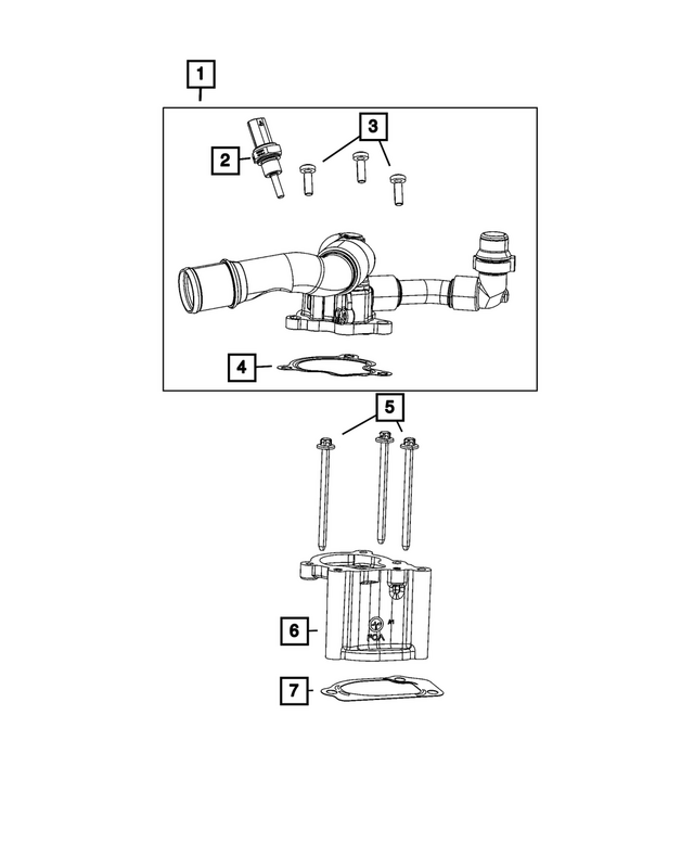 5048427AA - Cooling: Thermostat Gasket for Mopar Image