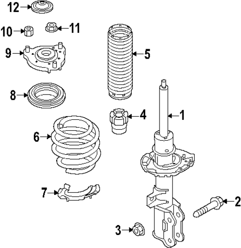 Struts & Components for 2024 Hyundai Kona Electric #0
