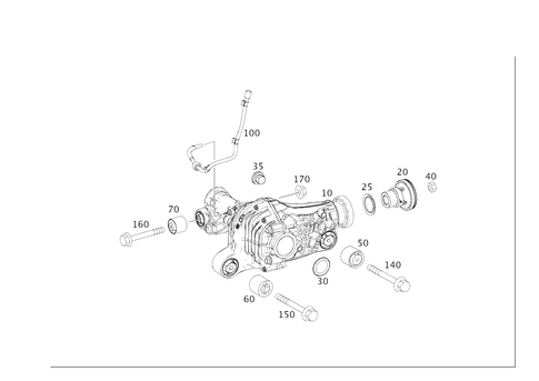 4MATIC&reg; Front Axle Drive for 2015 Mercedes-Benz ML400 #0
