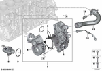 11518054857 - Engine: Coolant Pump with Support for BMW Image
