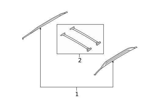 Luggage Carrier for 2012 Ford Edge #0