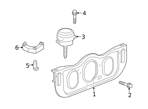 Engine Mounting for 2022 Porsche 718 Boxster #2