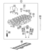 68358338AG - Engine: Cylinder Head for Mopar Image
