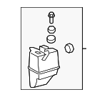 17805AD010 - Engine: Lower Resonator for Toyota Image image