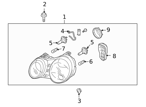 Bulbs - Chassis for 2004 Kia Amanti #0