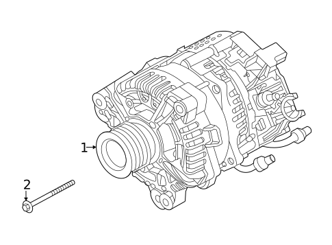 Alternator for 2024 BMW M440i Gran Coupe #1