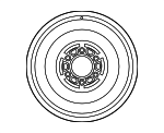9965194070 - : Compact Spare for Mazda: CX-30, CX-50 Image