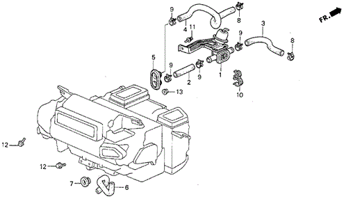 Water Valve for 1992 Acura Vigor #0