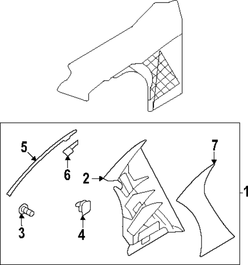 Exterior Trim - Fender for 2022 Subaru BRZ #0